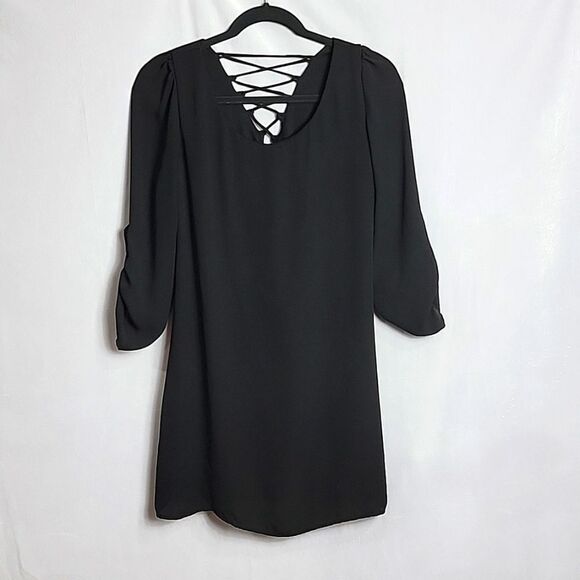 🖤5/$20🖤 SPEECHLESS.. black mini dress.. - Picture 1 of 13